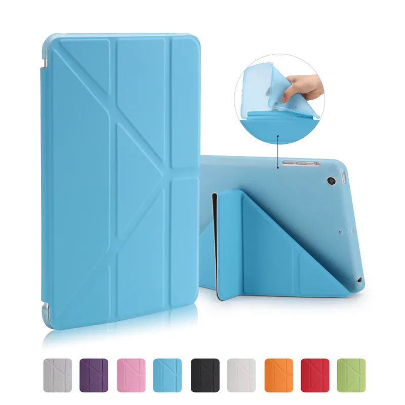 Новый умный чехол для iPad Mini 4 mini4 7 9 дюйма мягкий из искусственной кожи 5 форм