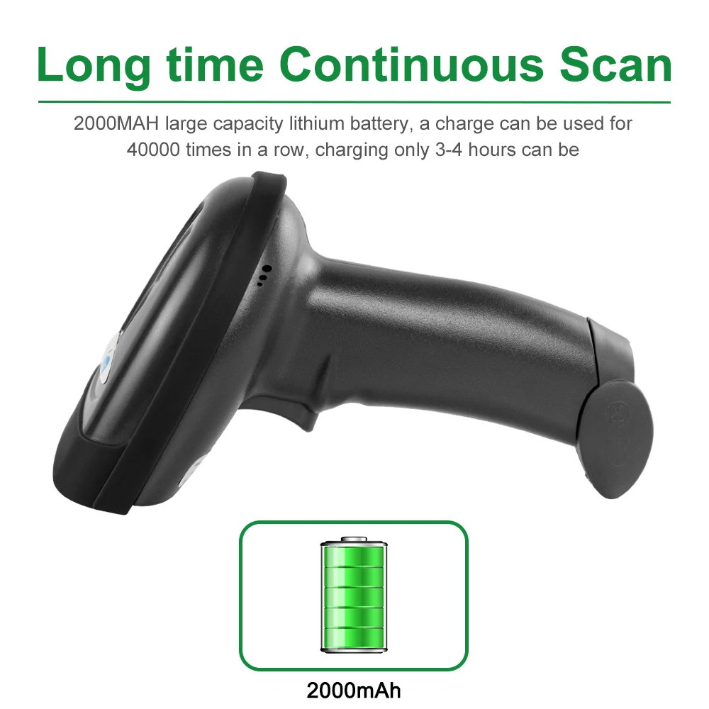 NETUM Bluetooth QR 1D/2D сканер штрих-кода 1200 точек/дюйм USB считыватель для мобильного
