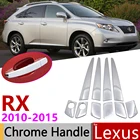 Наклейки для наружной дверной ручки, для Lexus RX AL10, 350, 450h F, 2010  2015, хромированные, 2011, 2012, 2013, 2014