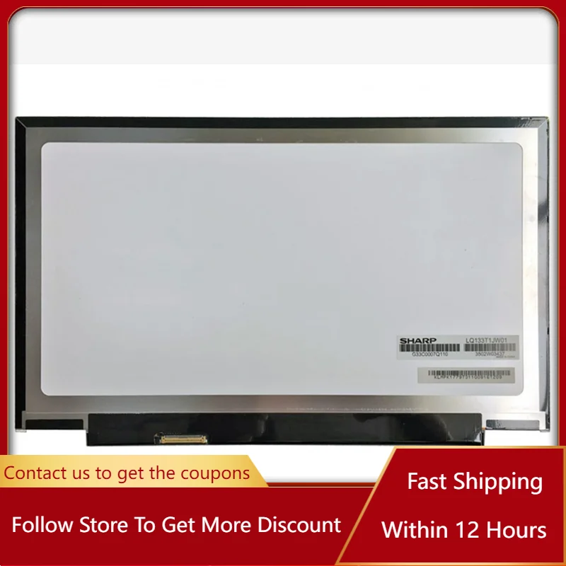 

13.3 Inch LQ133T1JW02 LCD Screen EDP 40PIN 60HZ QHD 2560*1440 1000% sRGB Laptop Display Panel