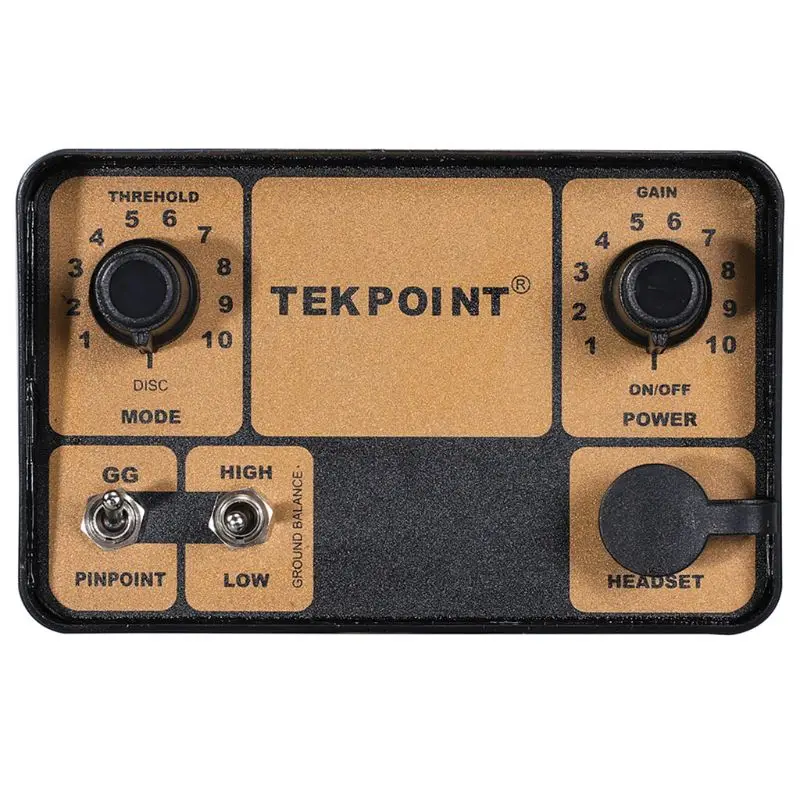 

TEKPOINT-2 Golden Gold Detector 12kHz Underground Treasure Gold Hunter High Sensitivity Jewelry Metal Finder G8TB