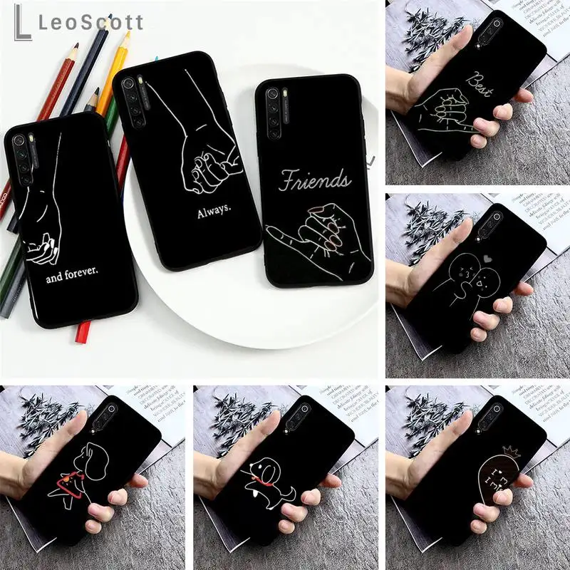 

Always And Forever Best Friends Phone Case For Xiaomi Redmi note 7 8 9 pro 8T 9S Mi Note 10 Lite pro