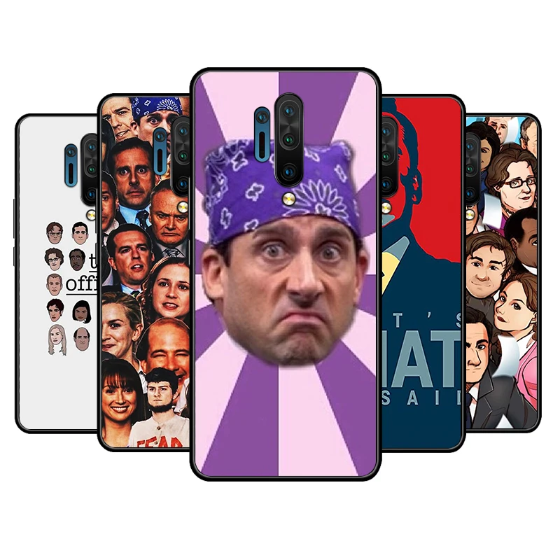 

Phone Case For OnePlus Nord 2 CE N100 N10 9R 9 8T Plus 8 7T 7 Pro 5G 6 6T 5T The office tv show Black Soft TPU Cover