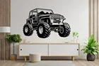 Наклейка на стену, Виниловая наклейка для внедорожника, с изображением горы, полноприводных наклеек, для ралли, бездорожья, подарок для мужчин, наклейка в стиле арт-деко для гаража, комнаты