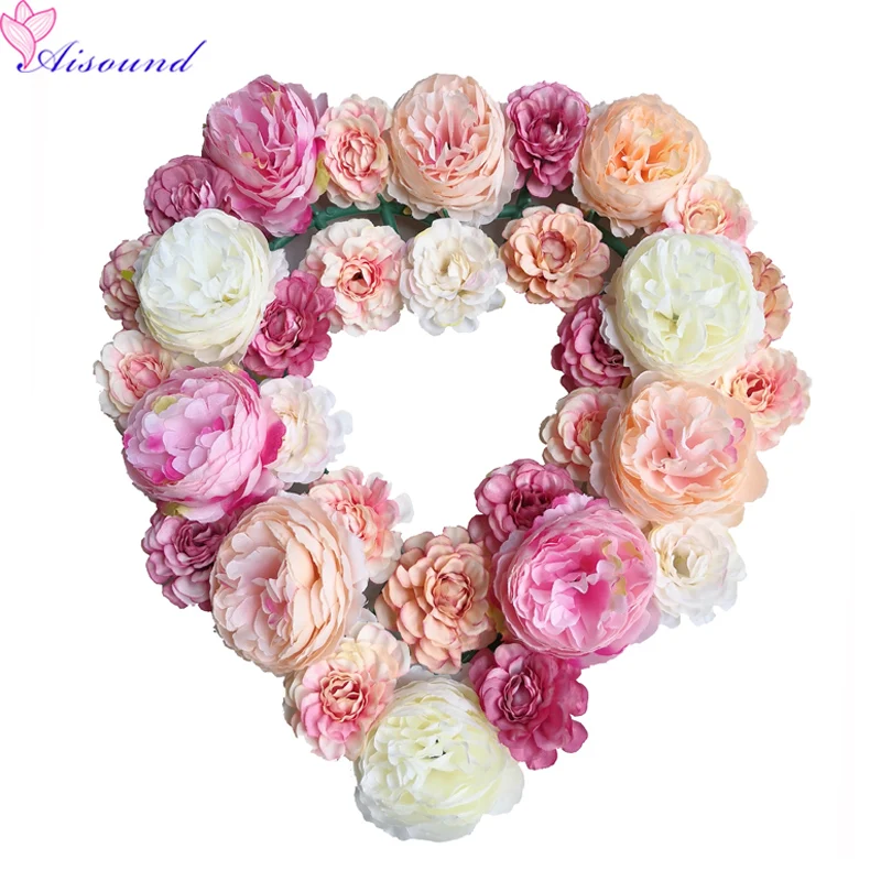 Aisound цветы из искусственного шелка цветочное украшение для свадебных торжеств