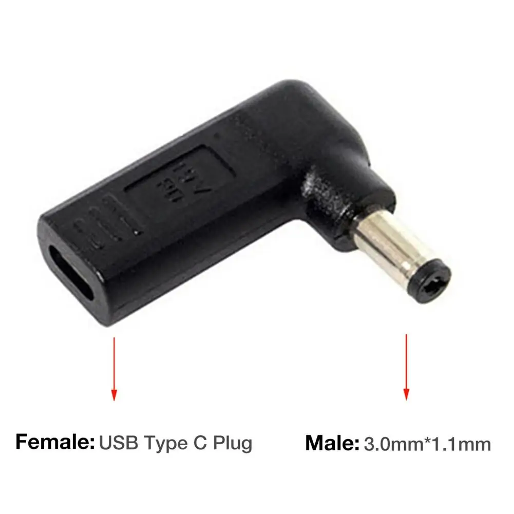 Laptop Charger Adapter Converter USB Type C Female Dc Power Jack 5.5mm 4.0mm 7.4mm 3.0mm 2.5mm for Lenovo Thinkpad | Электроника