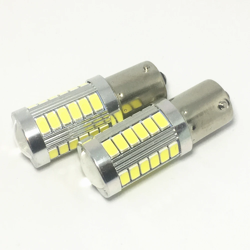2 шт. 1156 ba15s P21W led 1157 ba15d 5630 5730 smd автомобиля задние светодиодные лампы стоп сигналы
