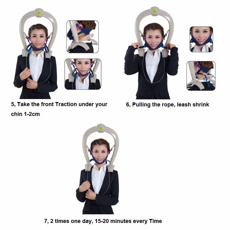 

Neck Support Brace Cervical Traction Pillow Massager Relax Tight Muscles Headaches Tension Shoulder Head Massager Relaxation