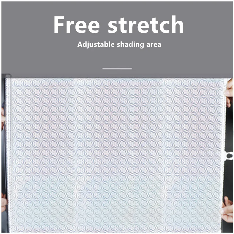 

Car Sunshade Curtain Retractable Windshield Automatic Retractable Sunblind Sun Protection For Car Front Window Sun Shade