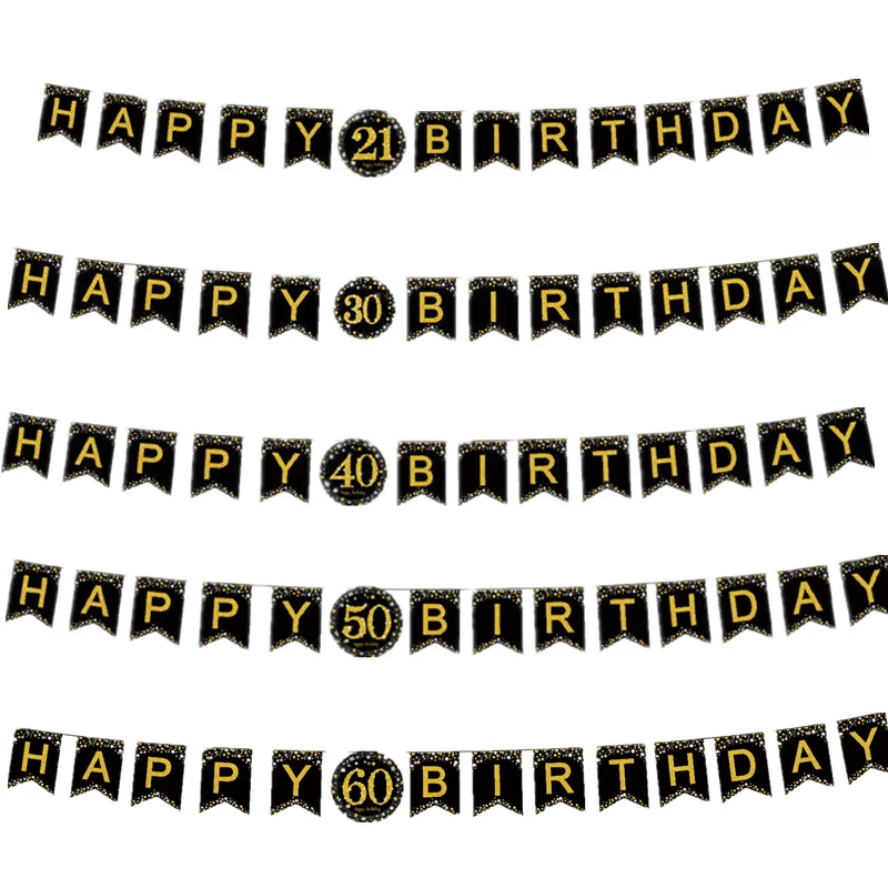 Лампа-Гирлянда для празднования вечевечерние черная/Золотая | Дом и сад