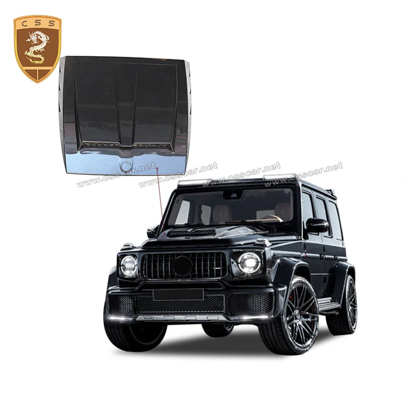 

Крышка капота двигателя из углеродного волокна подходит для Benz G класса W463 G500 G55 G63 G65 модифицированный обновленный G900 B Стильный чехол капота...
