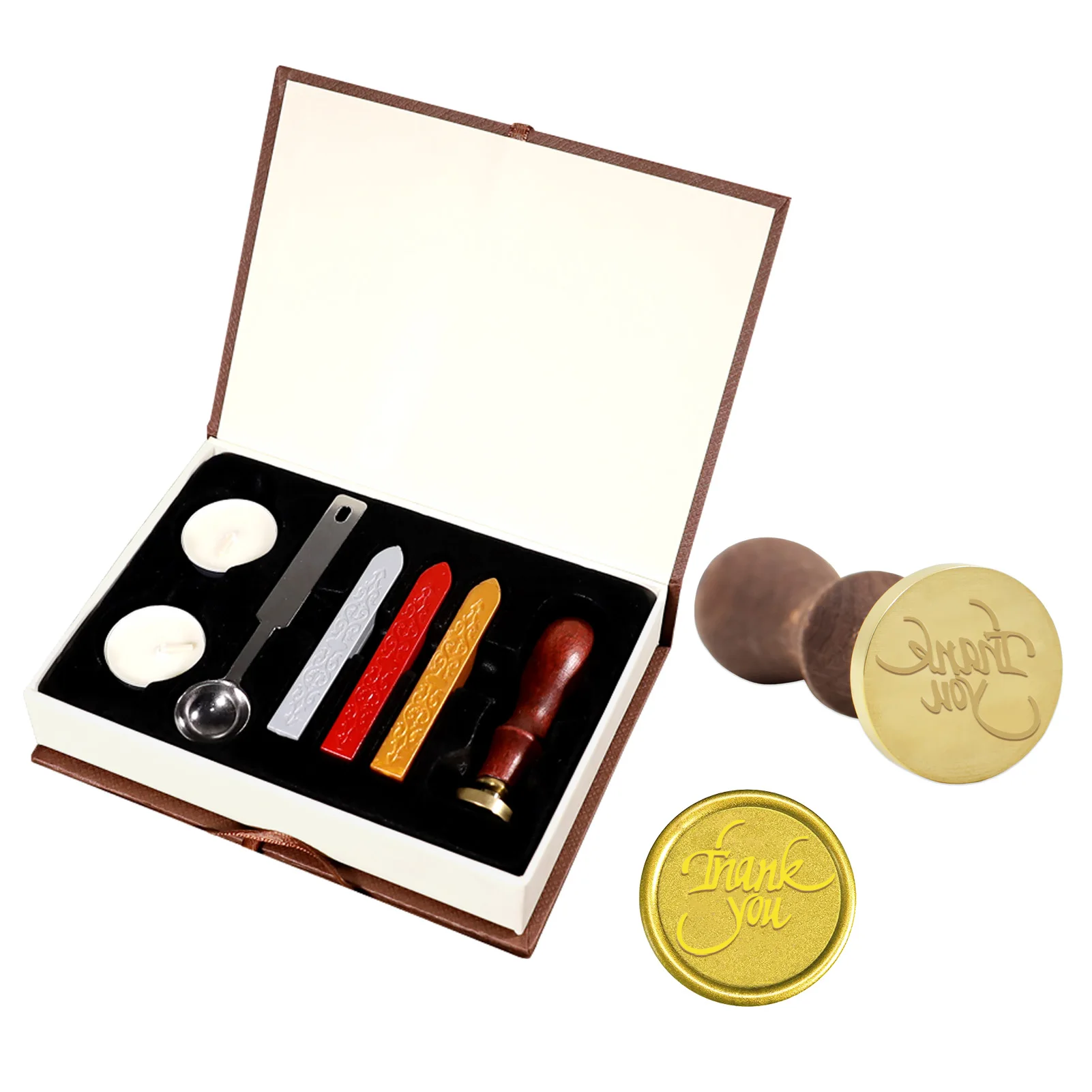 

Восковая печать комплект печатей классические восковые штампы с запечатывающими восковыми палочками для карт конвертов приглашений винны...