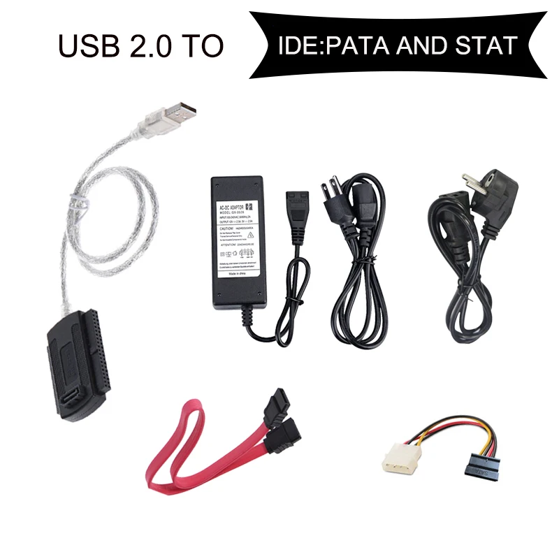 Адаптер INGELON SATA/PATA/IDE к USB 2 0 переходник с кабелем для 5/3 5 жестких дисков s FE HDD