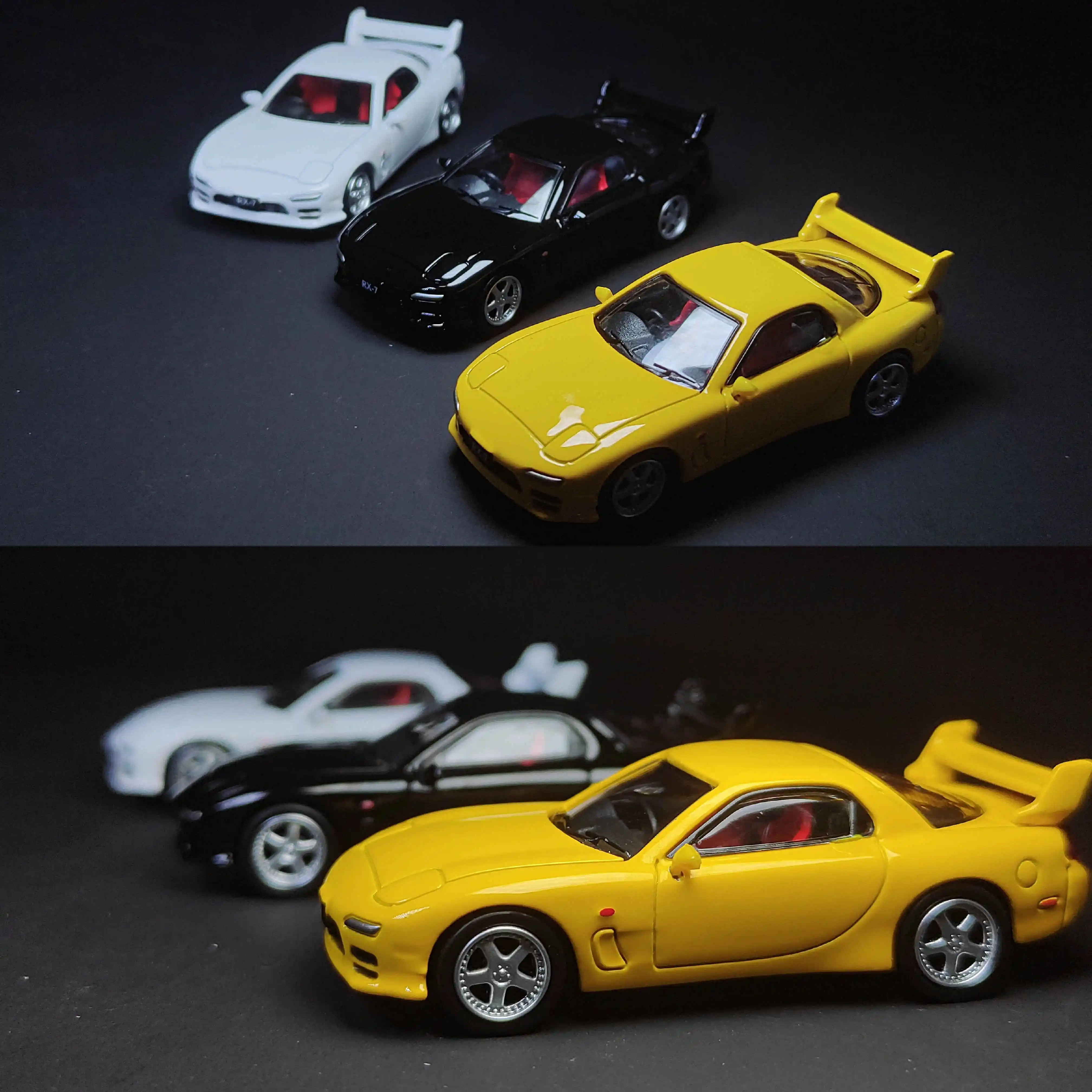 

HeyToys TimeMicro TM 1/64 Mazda RX7 rx-7 DieCast Model Collection Limited Edition