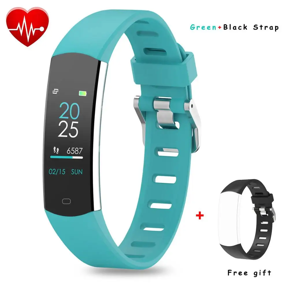 Фитнес браслет BingoFit мужской/женский умные часы с монитором кровяного давления и