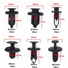 Зажимы Пластиковые для зажимы автомобильного крыла кузова автомобиля, зажим для двери автомобиля, аудио-видео приборной панели, инструмент для установки, 6 видов, 120 шт.