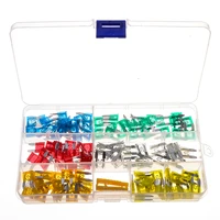 120pcs 51015202530a amp car blade fuses truck small size blade fuses assortment for automotive boat