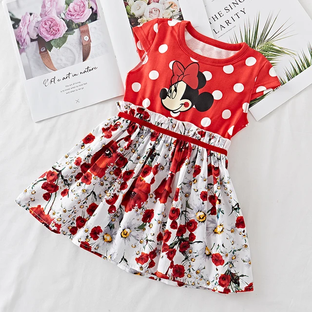 Детская одежда 2020 г. Новое модное летнее платье Милая хлопковая футболка в