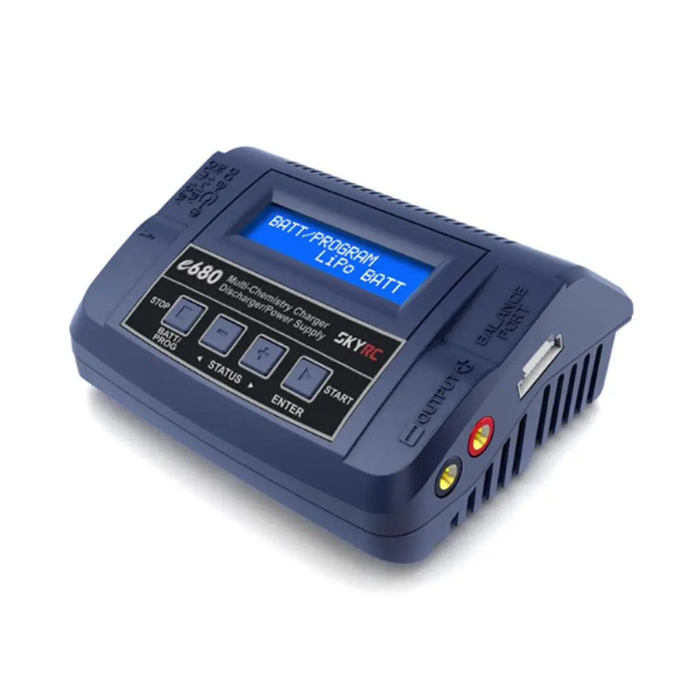 SKYRC e680 80 Вт 8A AC/DC баланс зарядное устройство Dis для 1 6S Lipo батареи|Детали и