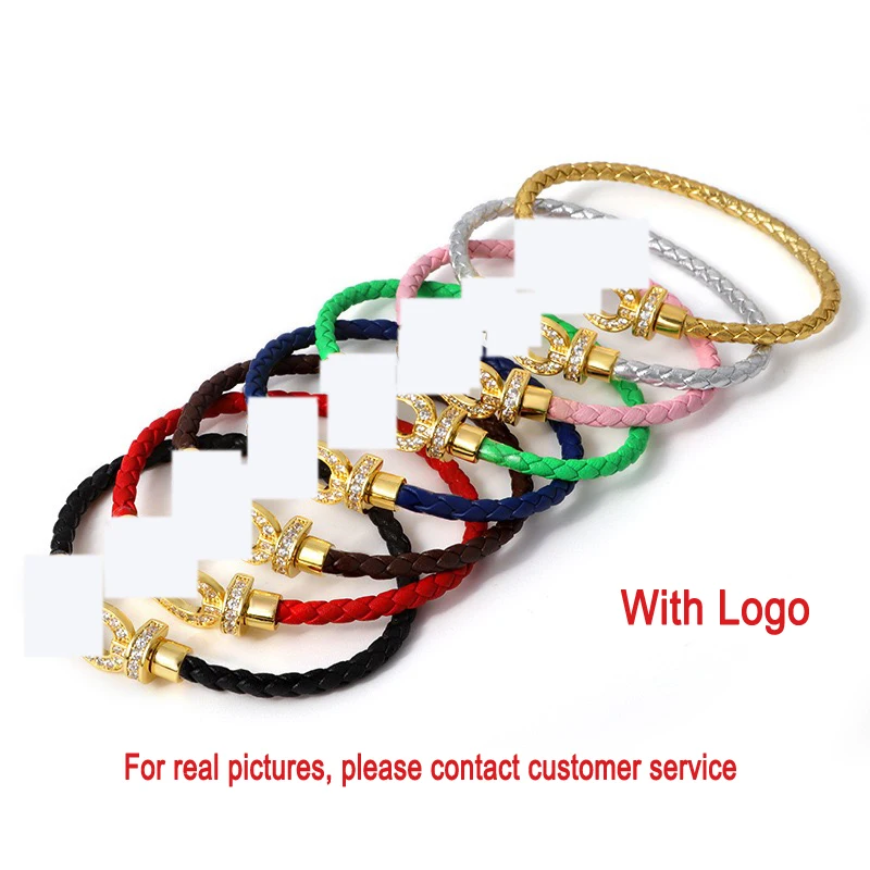 Подарок по оптовой цене новые медный многоцветный U образный браслет Пара