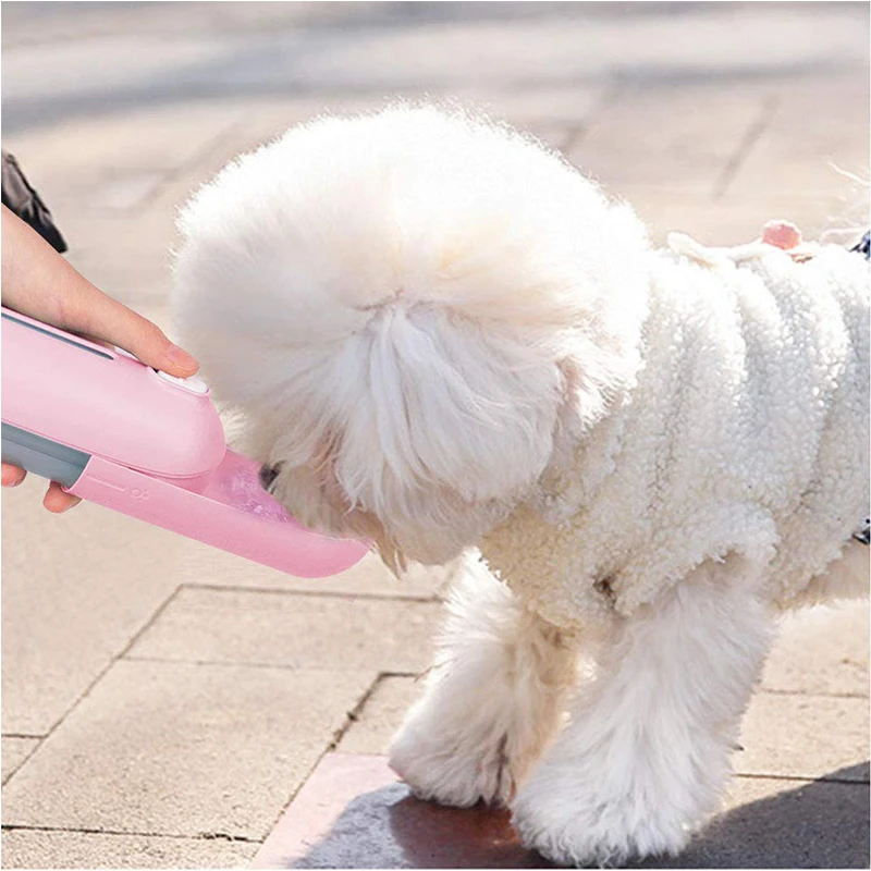 Маленькая большая портативная бутылка для воды собак товары путешествий поилка