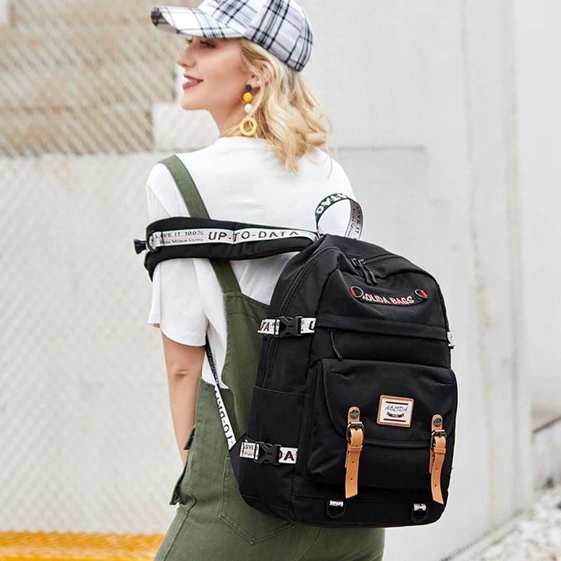 Женские школьные рюкзаки с защитой от кражи USB зарядка женский рюкзак для