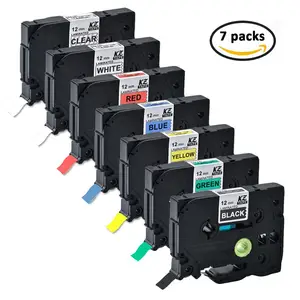 7 устройств, совместимых с TZe131 телефон,  tze631, TZe731,  12 мм, этикетка, телефон с сенсорным экраном