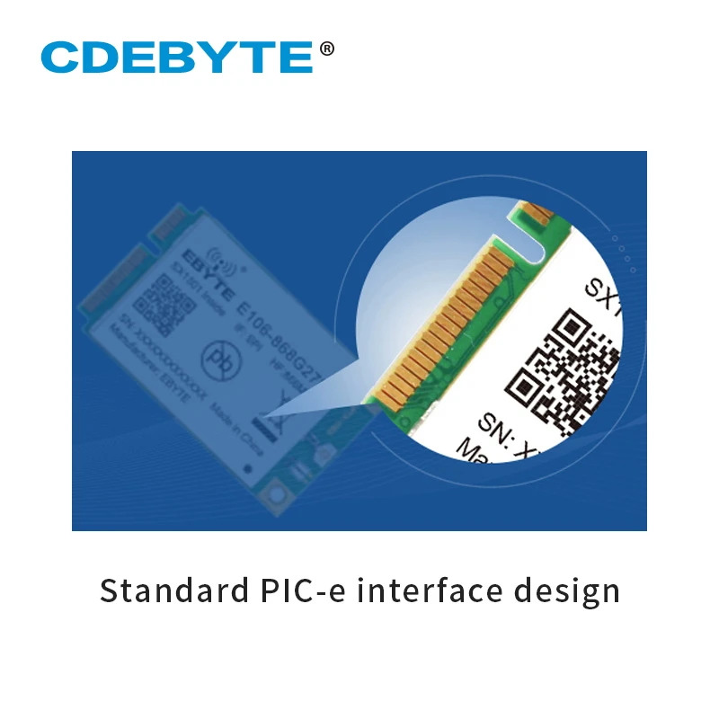 SX1301 LoRa Gate-Way 868 МГц SPI беспроводной модуль трансивера 27 дБм большой диапазон 5 км