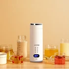 Портативный электрический чайник ZK30, 400 мл, Термокружка для приготовления чая, кофе, путешествий, кипячение воды, сохраняет тепло, бытовая кухонная техника