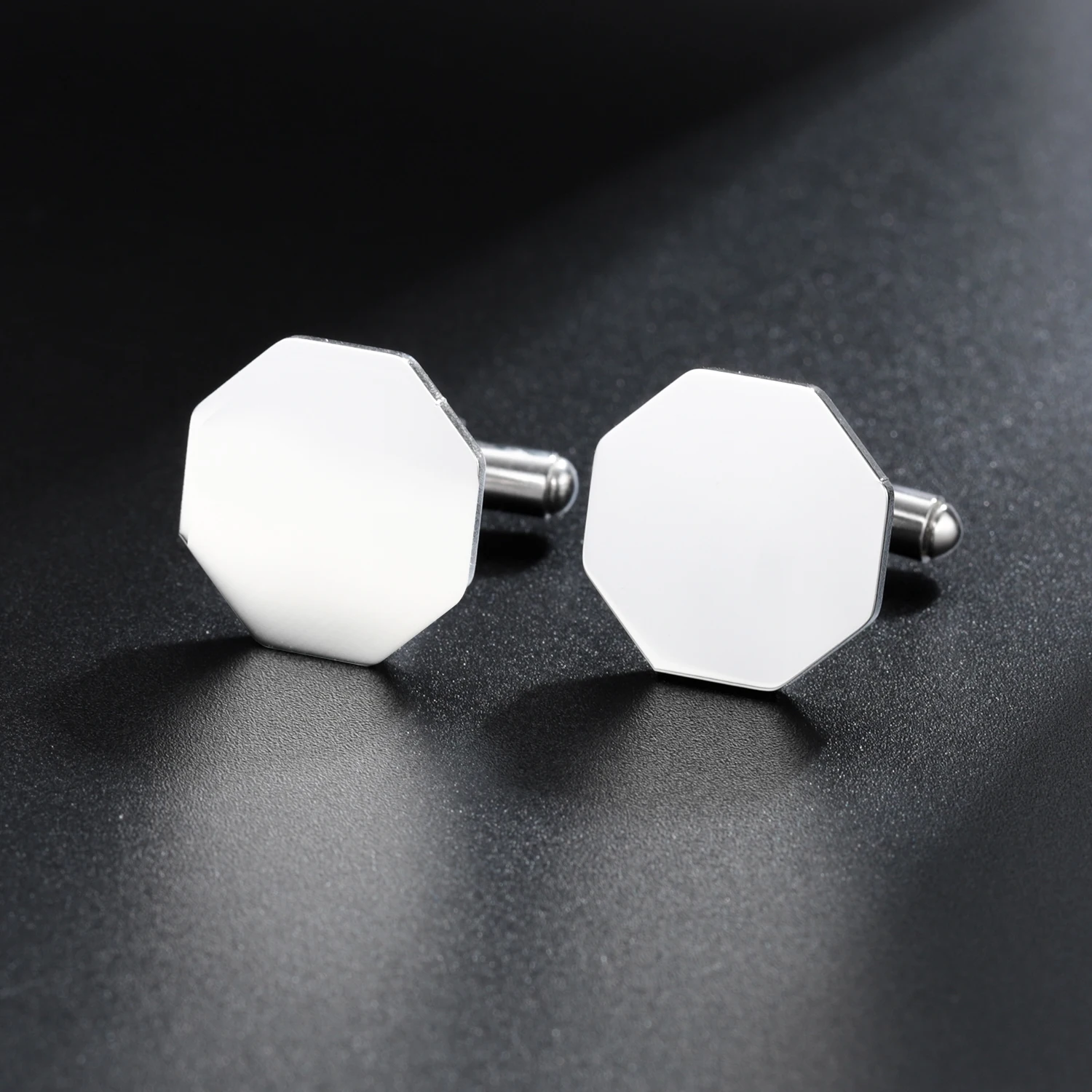 Пользовательское Имя запонки гравировка фотографии: Запонки-пуговицы свадебные