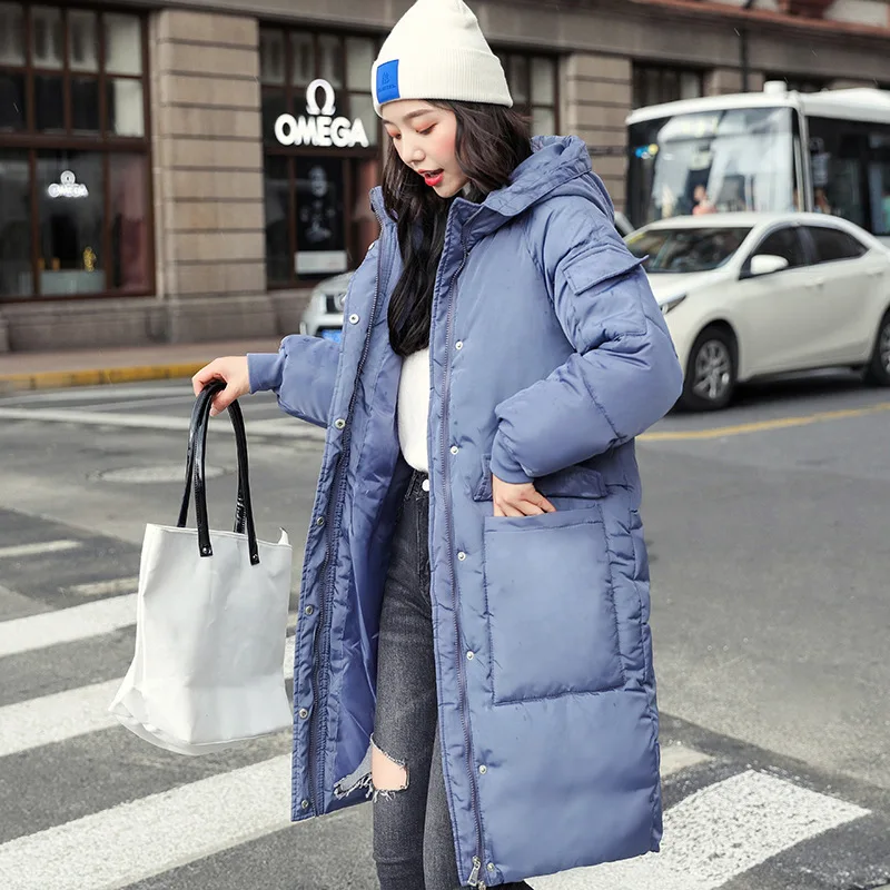 Зимняя куртка для женщин новинка 2020 корейские студенческие свободные длинные