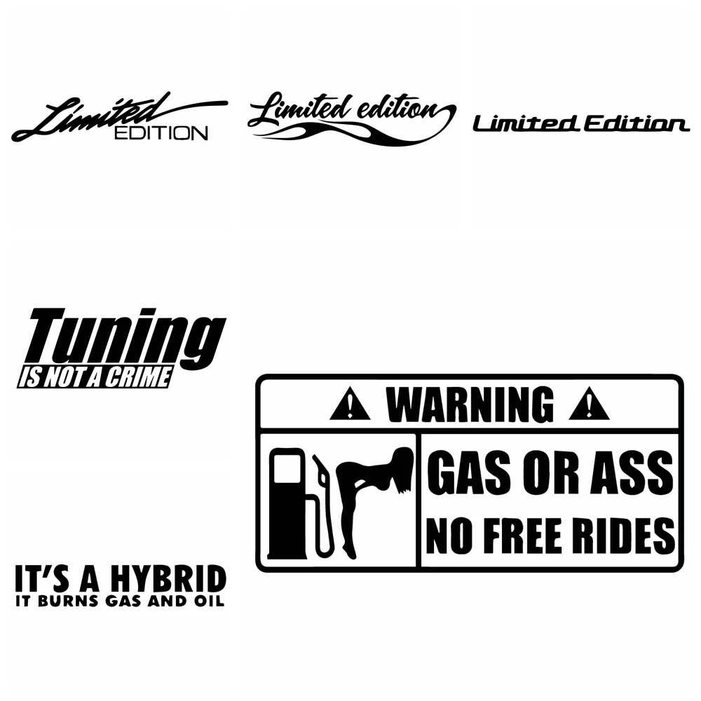 Бесплатная доставка забавные слова автомобильная наклейка газ или задница