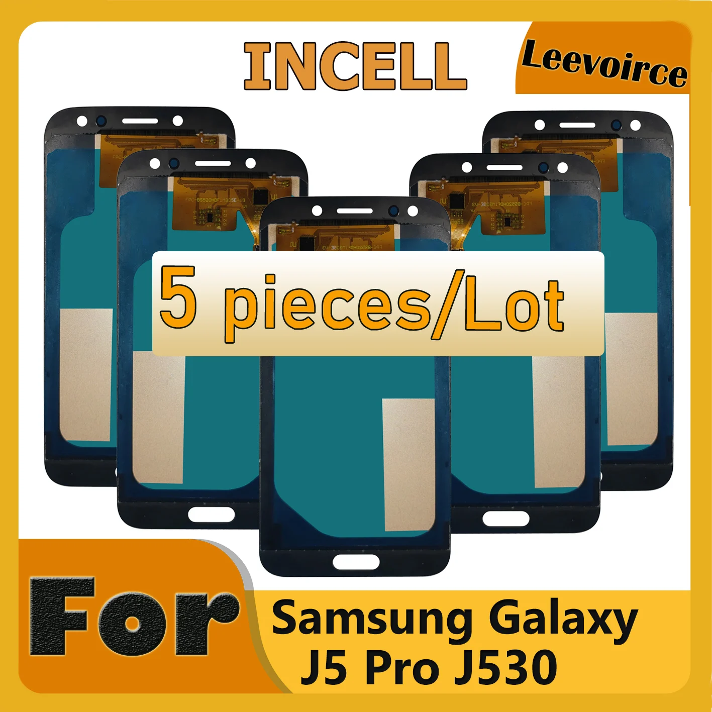 Оптовая продажа 5 шт./лот ЖК-дисплей для Samsung Galaxy J5 2017 J530F J530 сенсорный экран