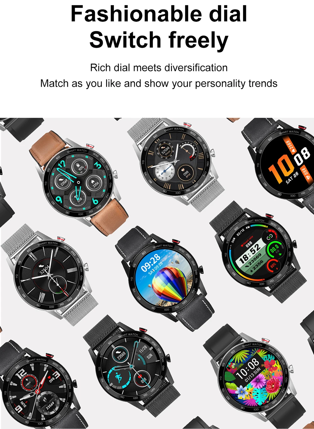 CHYCET 2021 Men Smartwatch Women ECG PPG Smart Watch Android Bluetooth Call IP68 WaterproofFor Huawei Xiaomi Android IOS