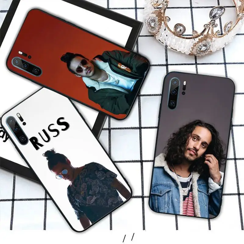 

rapper russ black singer Phone Case For Huawei honor Mate P 10 20 30 40 i 9 8 pro x Lite smart 2019 nova 5t