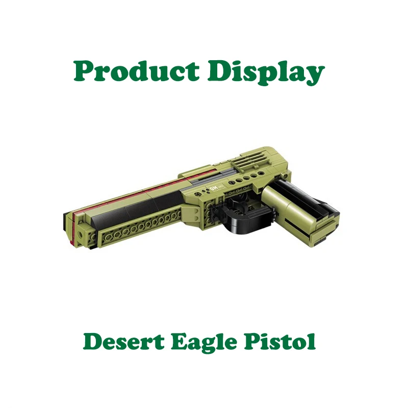 Строительные блоки Hipac 202 шт. Desert Eagle AUG Rifle AWM подарки для мальчиков игрушки детей