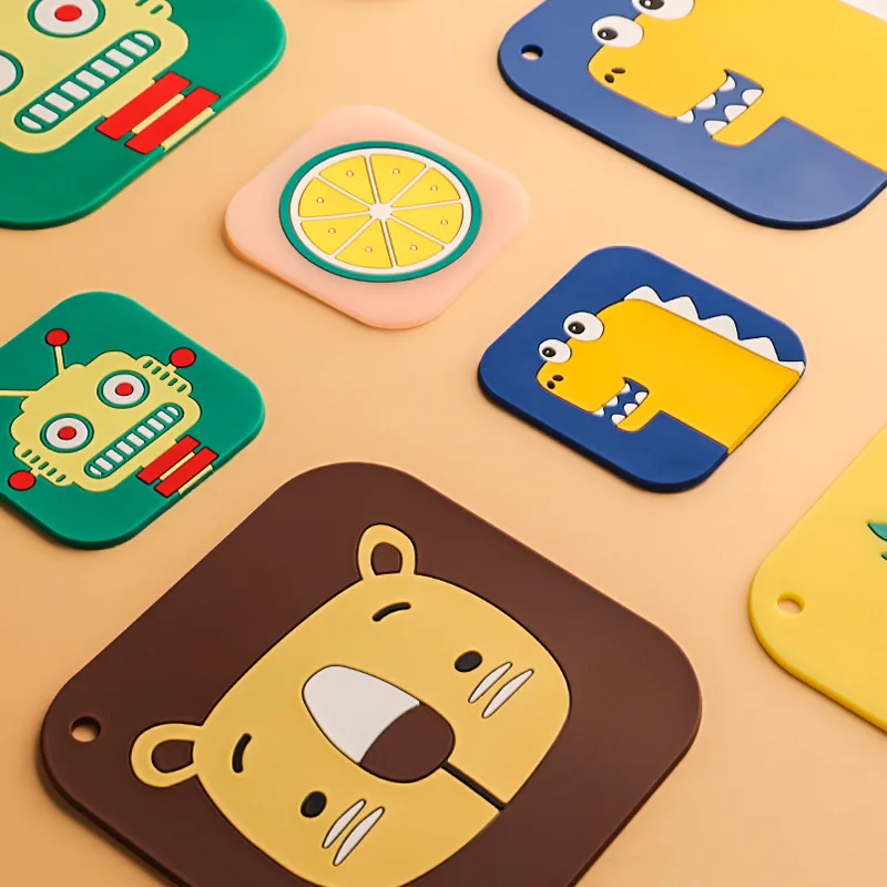 

Мультяшные Милые силиконовые подставки в форме животных