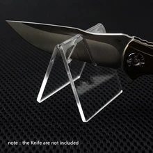 Прозрачный акриловый складной Ножи Дисплей стенд держатель