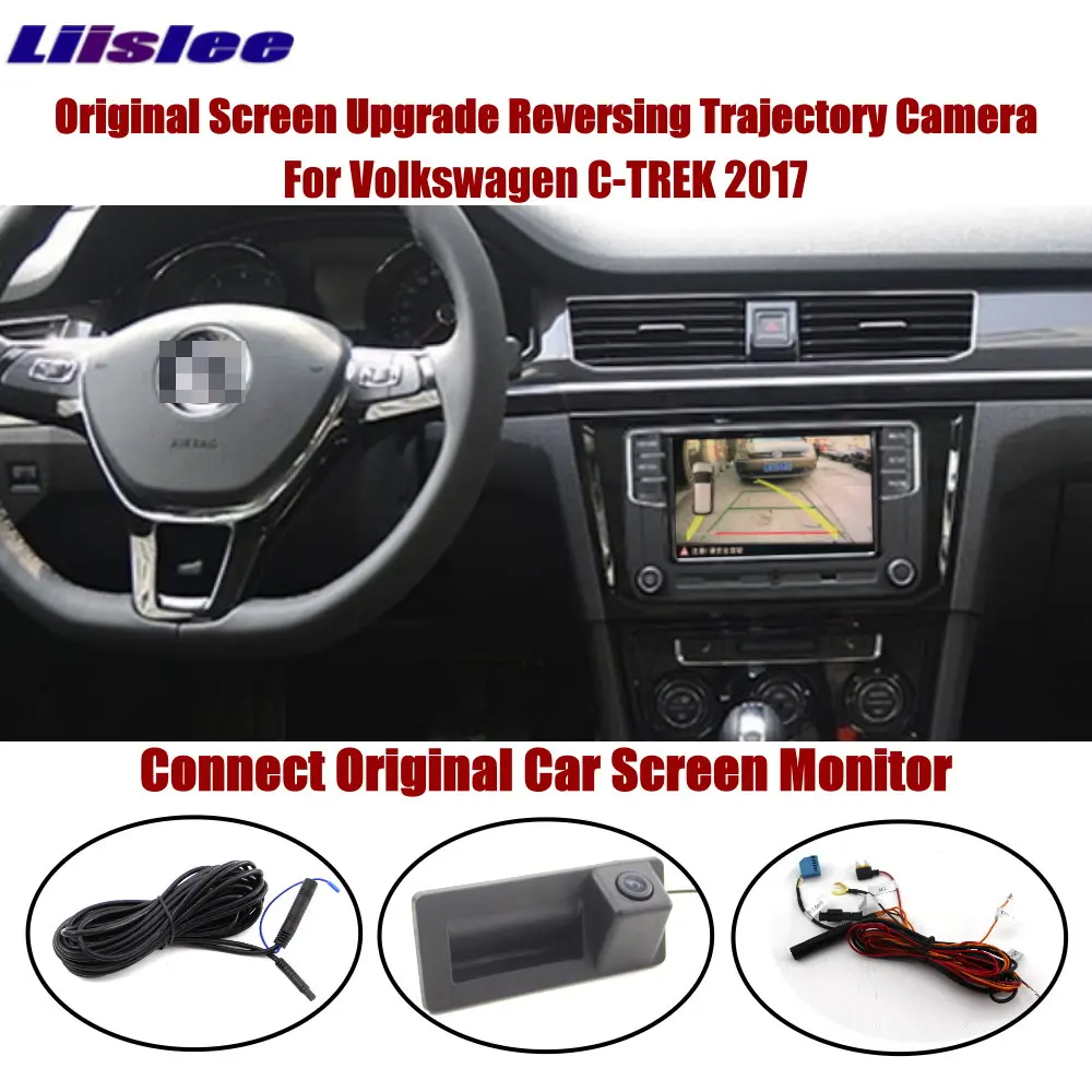 

Car Rearview Camera For VW C-TREK 2017 2018 2019 2020 Original Display Parking Back Up CAM Intelligent Track Image HD CCD