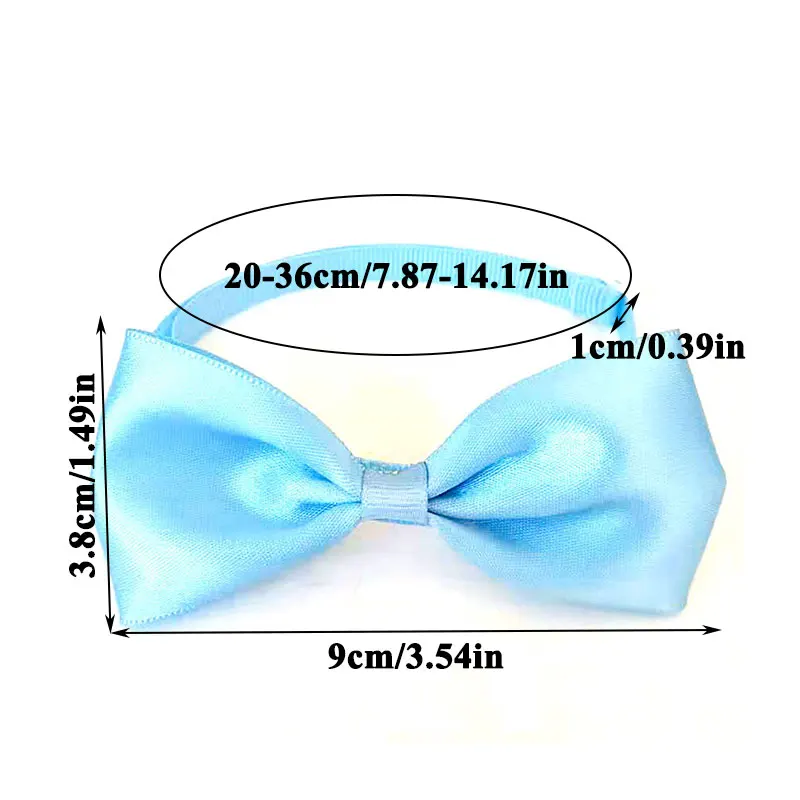 

Multicolor Pet Dog Cat Necklace Sweet Classic Adjustable Strap for Cat Collar Dogs Accessories Puppy Dog Bow Tie Pet supplies
