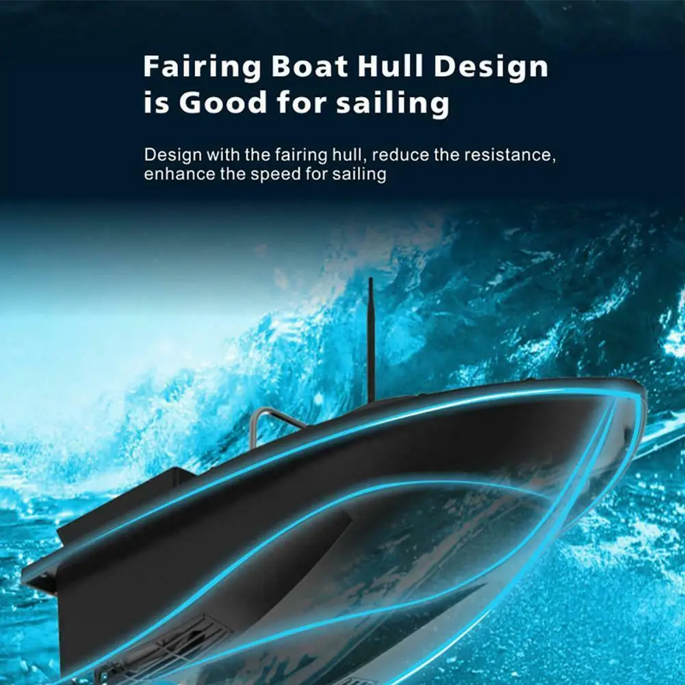 

VERY100 500M Wireless RC Fishing Bait Boat Set 2 Hoppers 2 Motors /GPS Fishfinder Set/Handbag/Batteries Bait/Hook post Angling