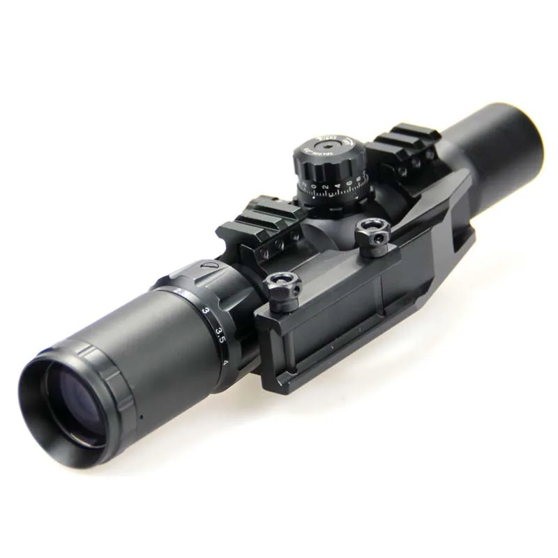 Ar15 части тактический оптический прицел на винтовку 1 5 4x30 зеленый красный