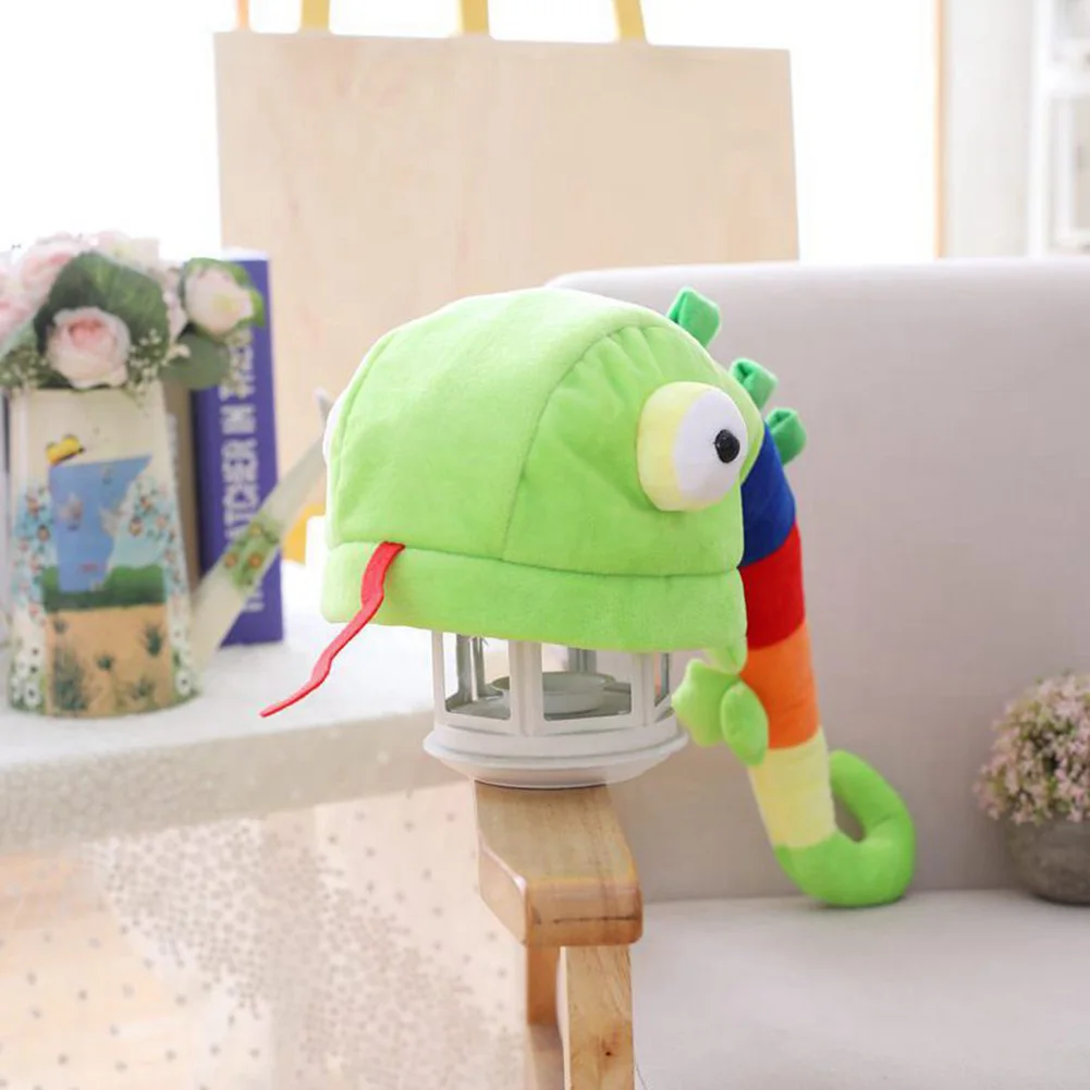 Kawaii утка морковь в форме животного плюшевая шапка бини для девочек косплей