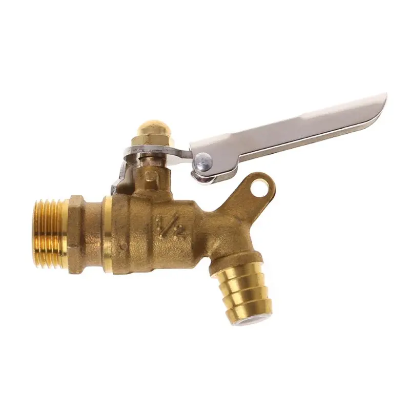 

1/2" Garden Outdoor Brass Faucet Public Places Lockable Water Tap Single Hole