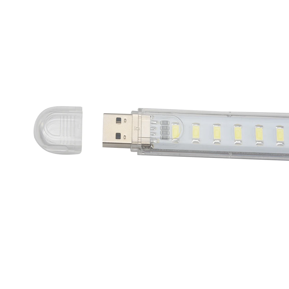 

USB LED Lamp For Computer Universal Flexible Mobile Power Energy Saving Bedroom Plastic Lighting Small Night Light Laptops Home
