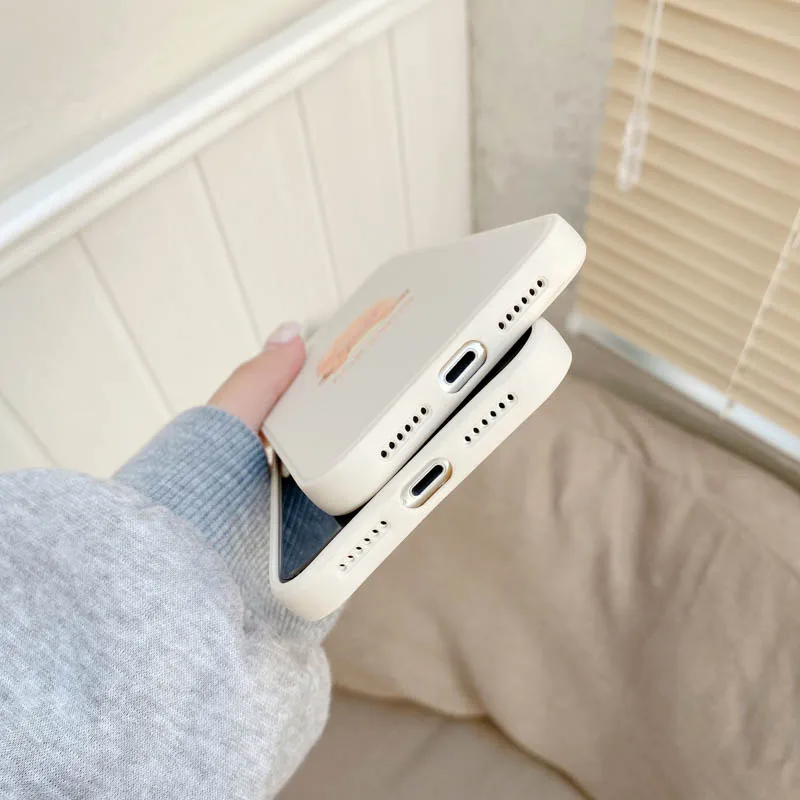 

Cartoons Case For iPhone 7 8 6 Plus Full Protector Luxury Cover For iPhone 12 11 Pro X XS Max Mini XR Fundas Lovely Kawaii Coque