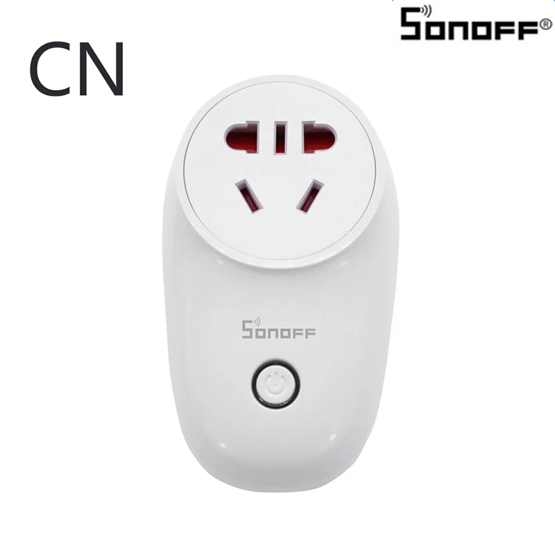 Интеллектуальный выключатель света Sonoff S26 Wi Fi Smart Plug Беспроводной умная розетка