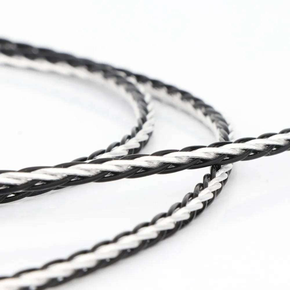 8-жильный серебристый кабель Preffair из ПТФЭ