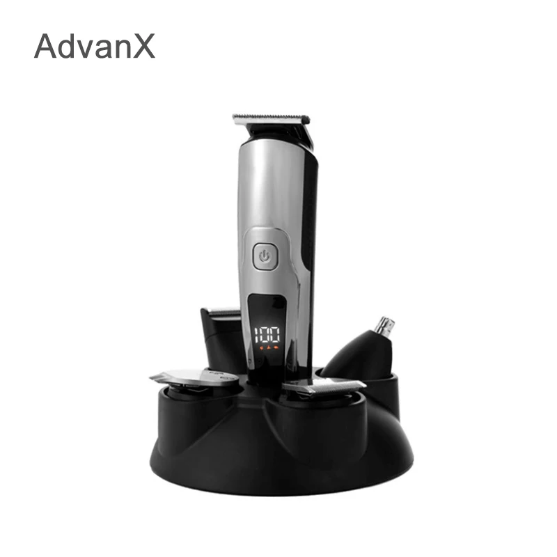 

AdvanX Hair Trimmers Rechargeable Electric Hair Clipper Men's Cordless Haircut Adjustable Ceramic Blade