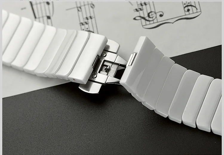 22 мм 20 мм керамический ремешок для часов для samsung gear sport S2 S3 классический Frontier ремешок huami Amazfit pace bip BIT lite band